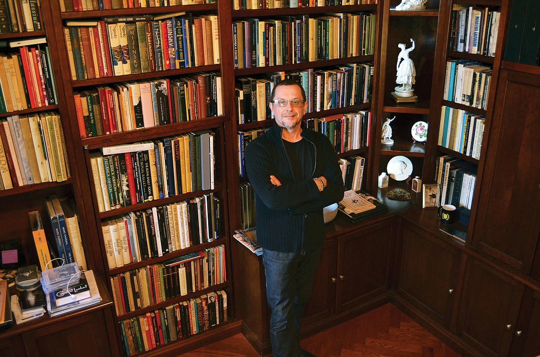Iain Webb, director of the Sarasota Ballet, uses his massive and growing collection of ballet books and histories to program and revive rarely performed pieces.