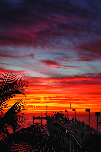 Rob Christy submitted this sunset photo, taken at the Venice pier.