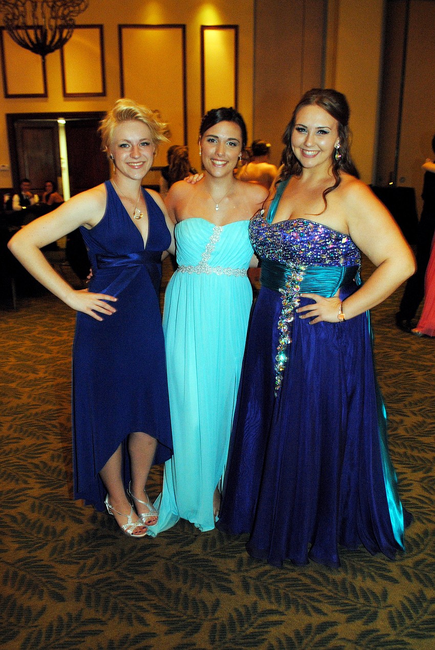 Amy Ward, Elena Hanson and Danielle Parrill