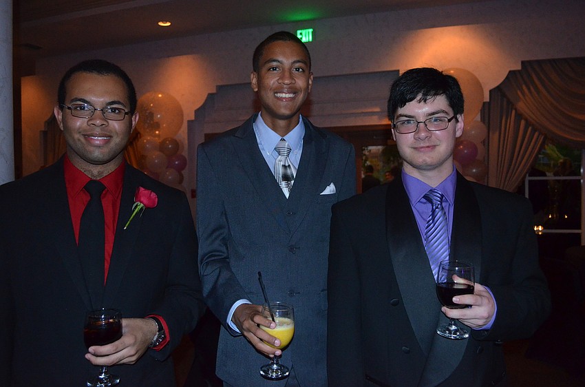 Malik Shabazz, Angelo Buenano and Colton Clark