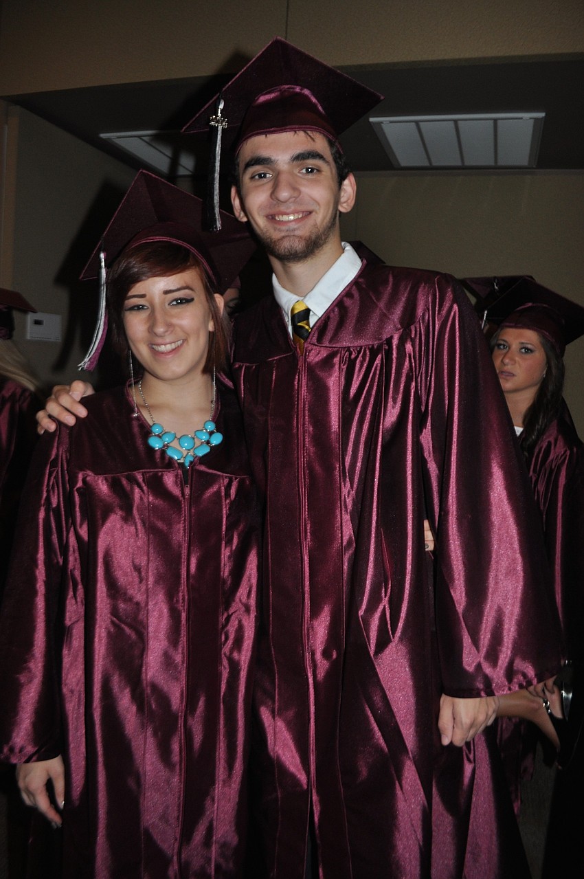 Dakota McNab and Zachary Marazita both plan to attend colleges in Florida.