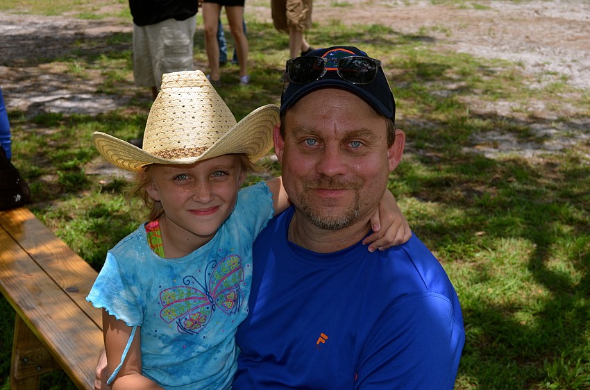 Morgan and Eric Gustafson spend time outdoors.
