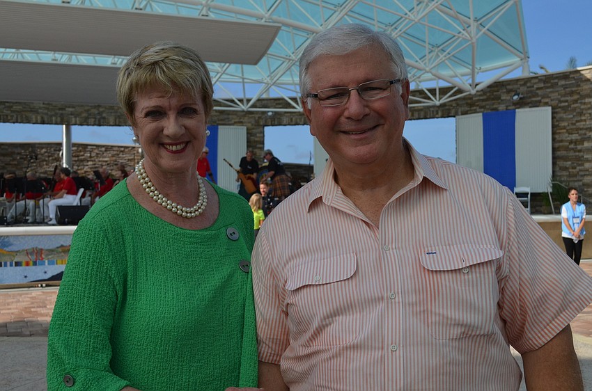 The Patterson Foundation President and CEO Debra Jacobs with Bill Buttaggi