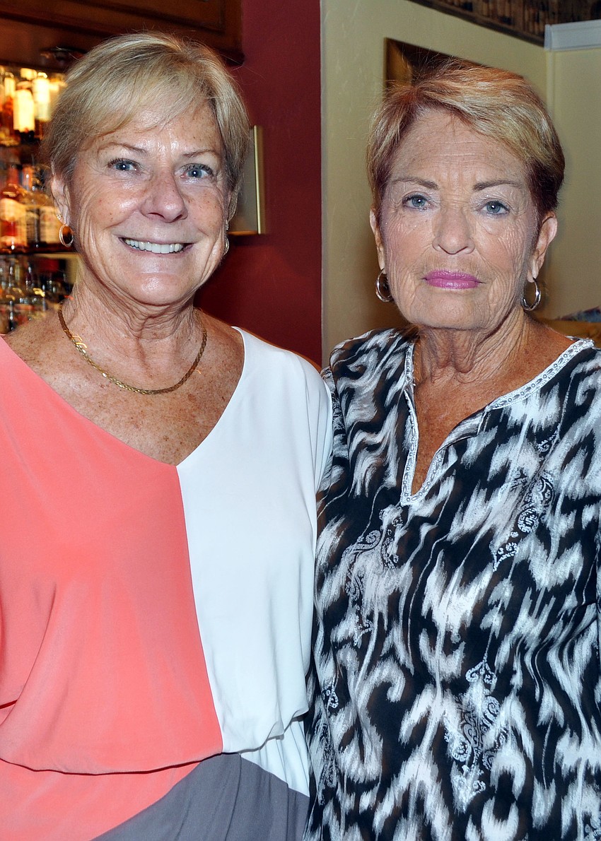 Longboat Key Chamber of Commerce President Gail Loefgren and Pat Mock