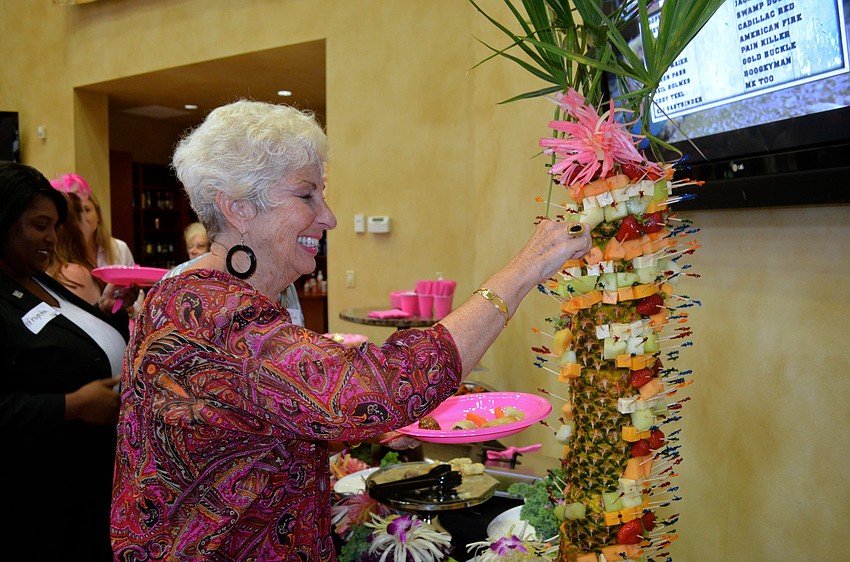 Anita Devine makes a tough decision on which fruit to eat next.