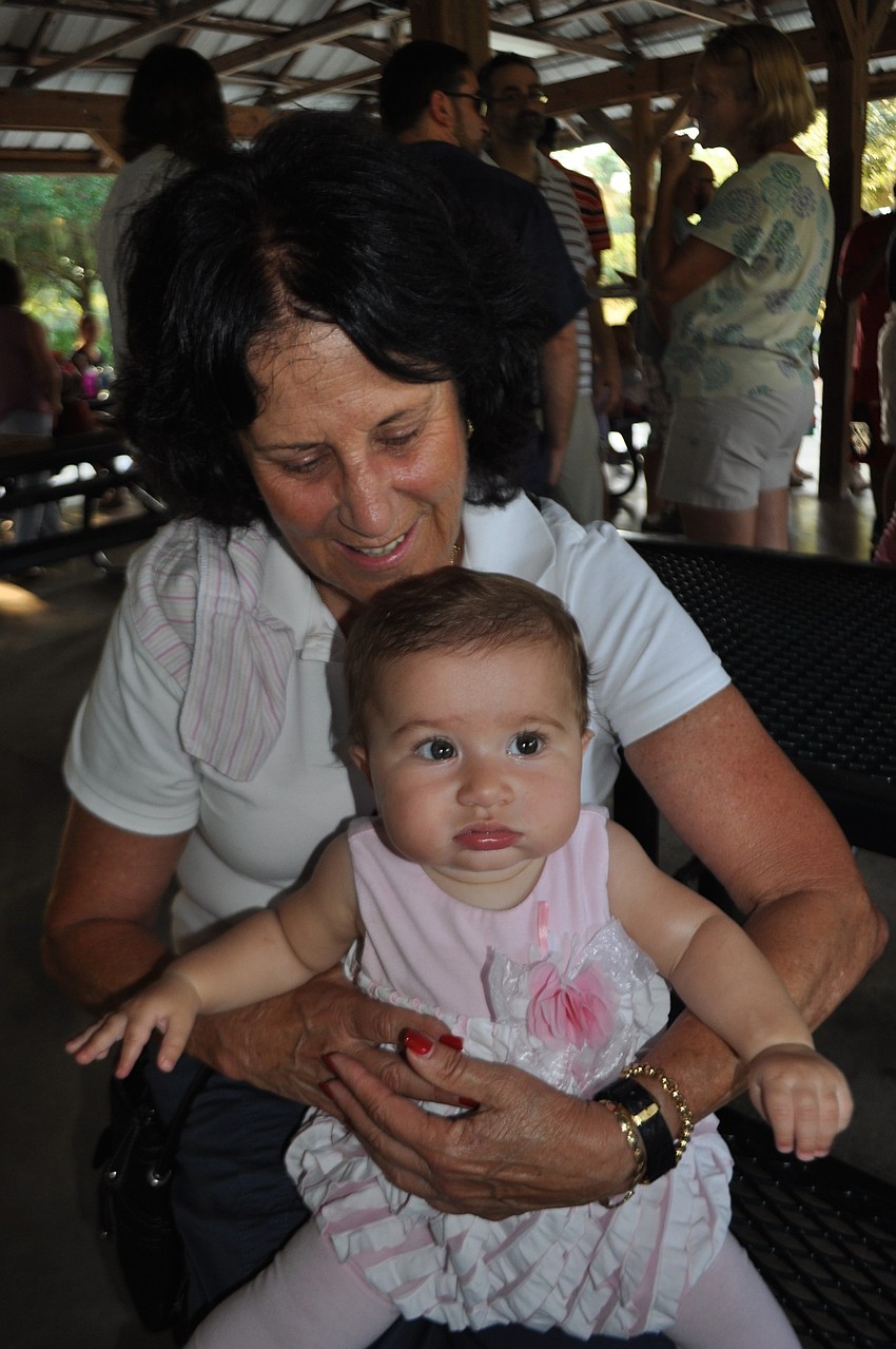 Hava Neeman relishes time with her granddaughter, Ilana Neeman, 8 months.