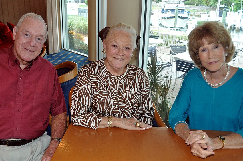 Edward Hamilton, Sylvia Barber and Roberta Hamilton