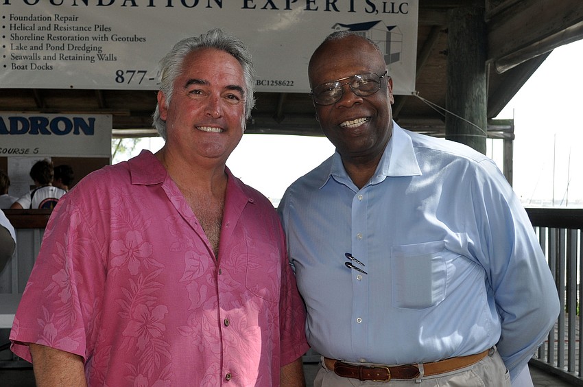 David Jennings and Mayor Willie Shaw