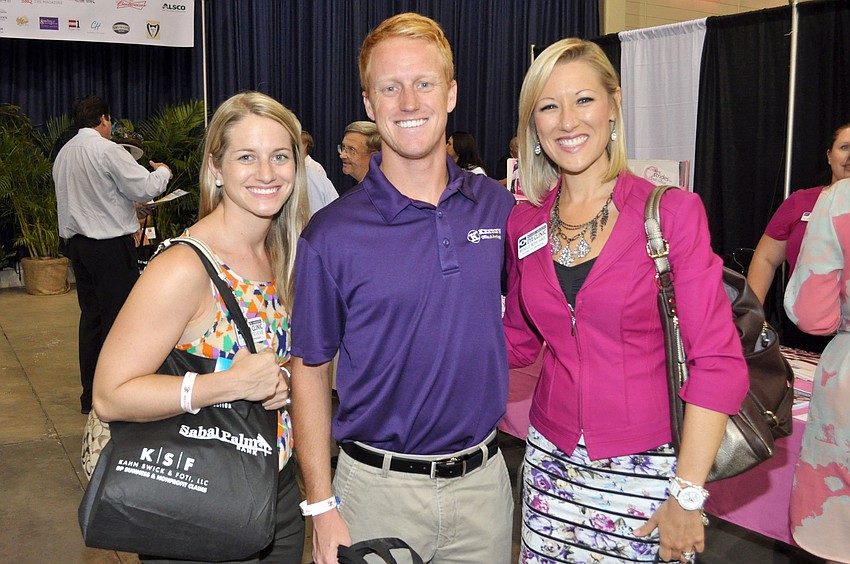 Kayla Stevens, Jordan Hoopingarner and Michelle Mohr Hange