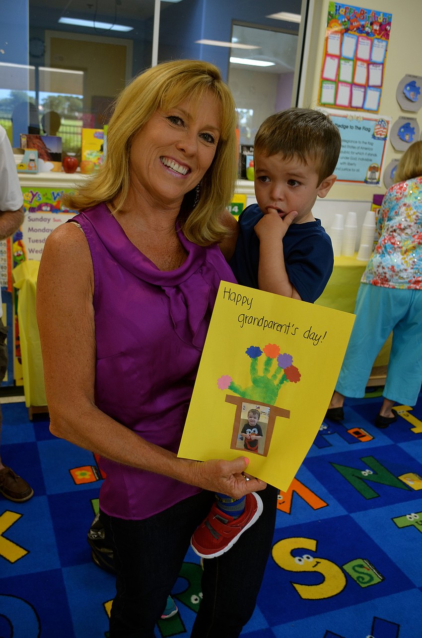 Gigi Michael and her grandson, Keagan Cameron
