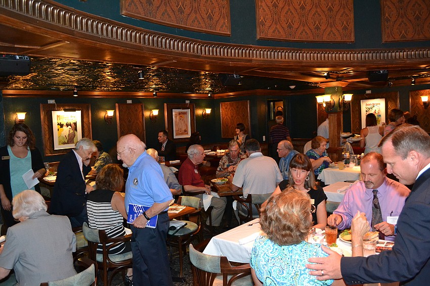 Kiwanis Sarasota members gathered at the Florida Studio Theatre for the annual luncheon on Sept. 5.