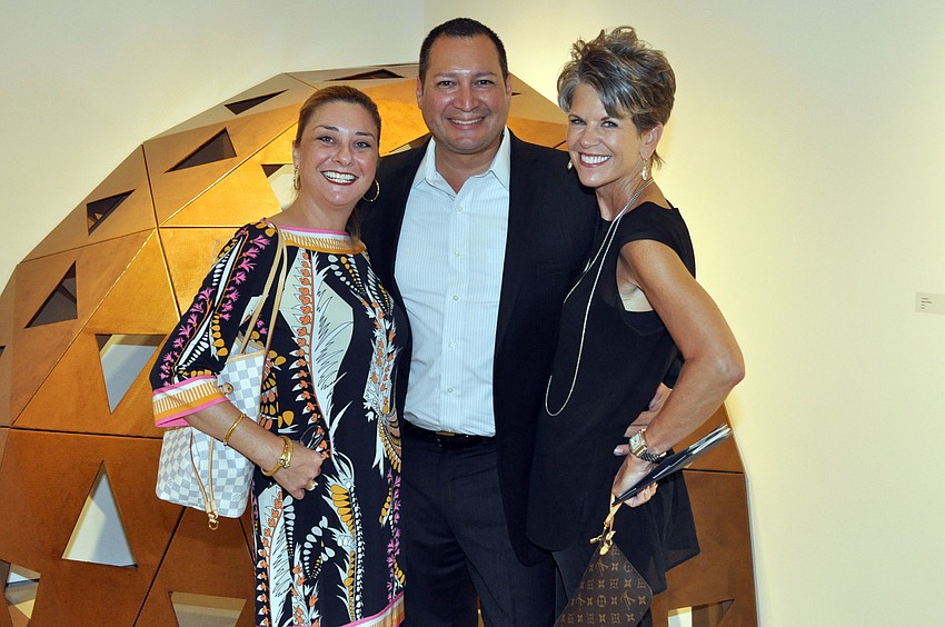 Jessica and Tav Ortiz with Sally Schule