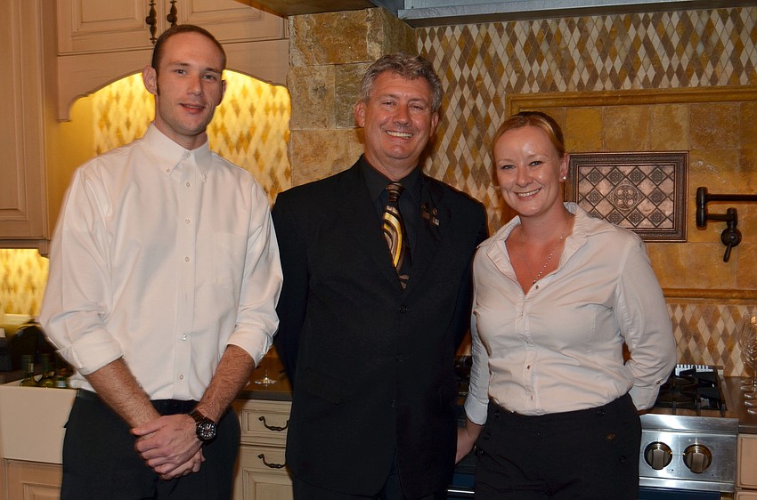 Alex Thompson, Jim Baker and Sonja Langley