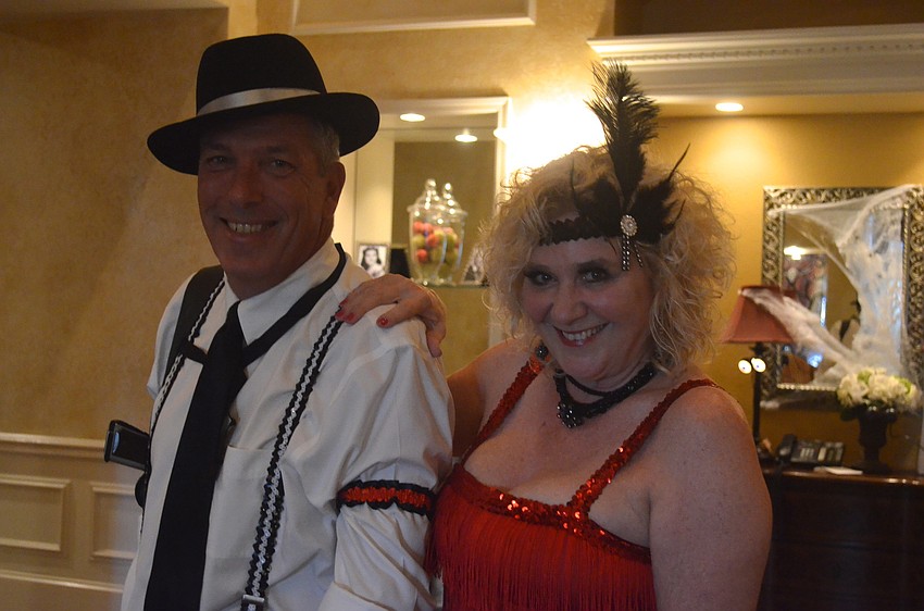 Drew and Pam Lalor go glam for the evening.