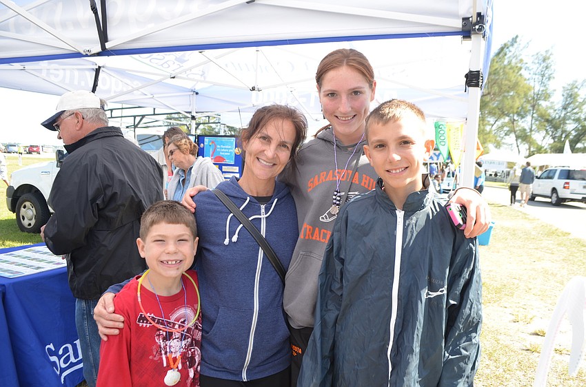 Sam, Sophie, Pam and Zeke Williamson
