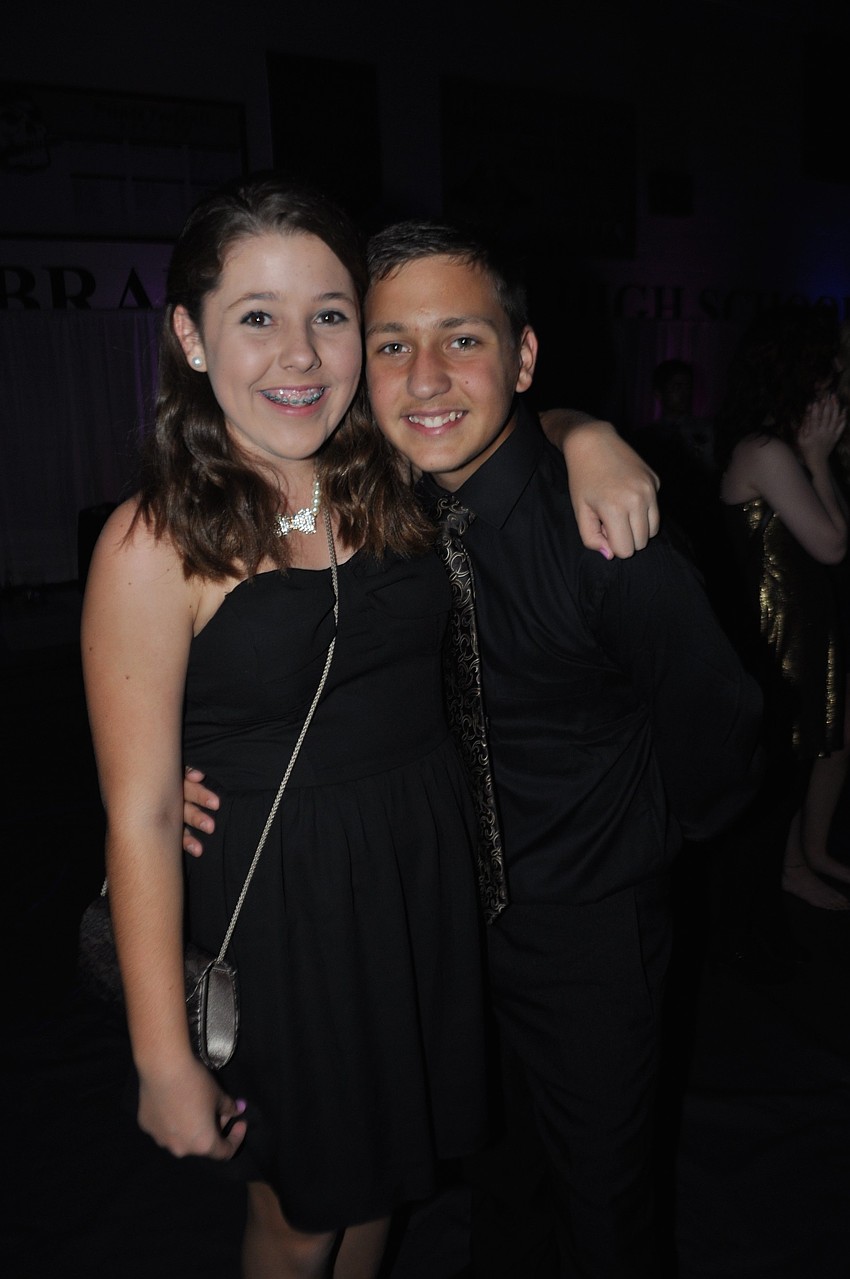 Ashley Danko and Clay Dominy are ready to hit the dance floor.