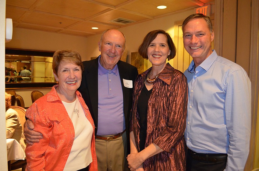 Peggy and Tom Costello, Gretchen Stricker and Ed Laake