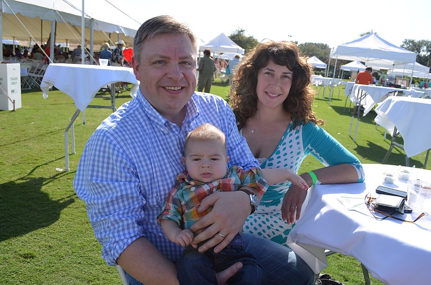 Dominik and Cary Teyke with son, Zak, 6 months