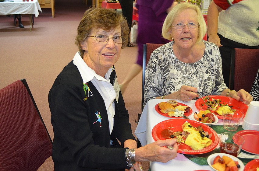 Betty Rahm and Cindy Kuehnel