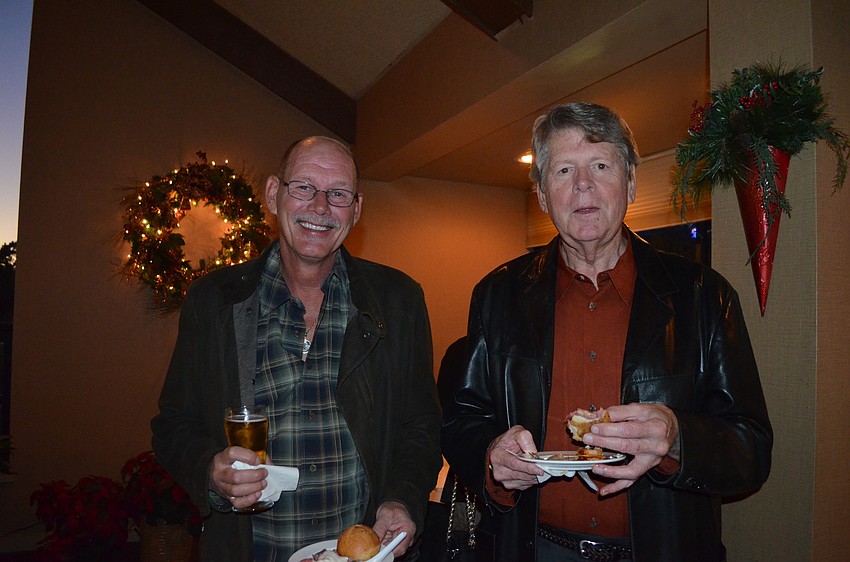 Kevin Bales, board member of the Residents Association, and Steve Doster, board member of the Circle Association