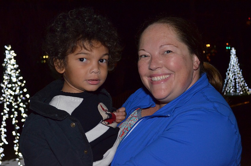 Melissa Parker with her son Mason.