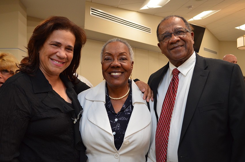 Jackie Woods with Lillian and John Lambert