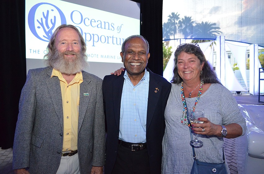 Dave Vaughan, Kumar Mahadevan and Donna Vaughan