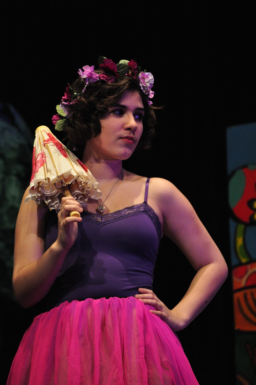 Adina Mayo portrays a flower of the â€œgolden afternoon.â€