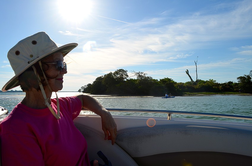 Volunteers travelled by boat and kayak to the islands.