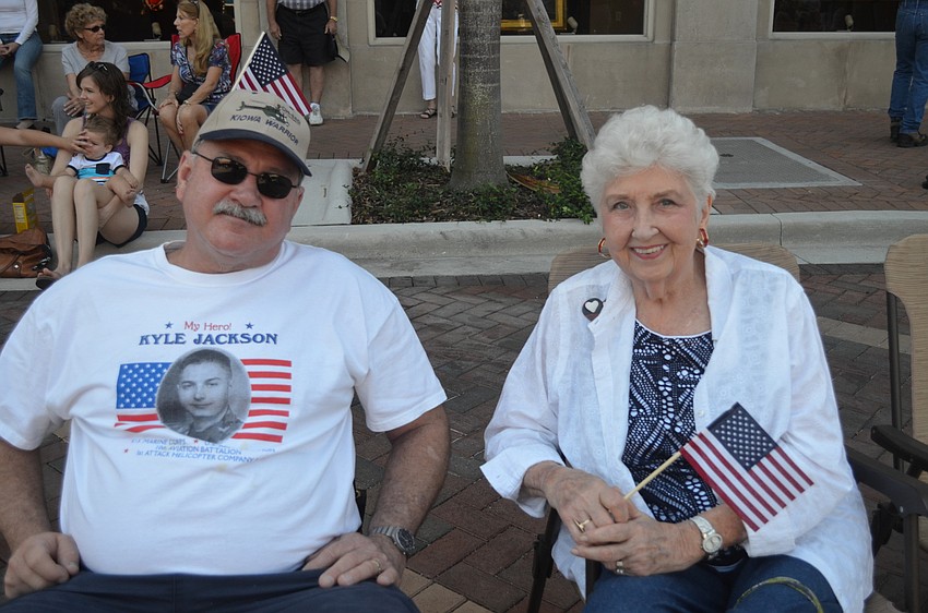 Gary and Lois Jackson honor veterans.