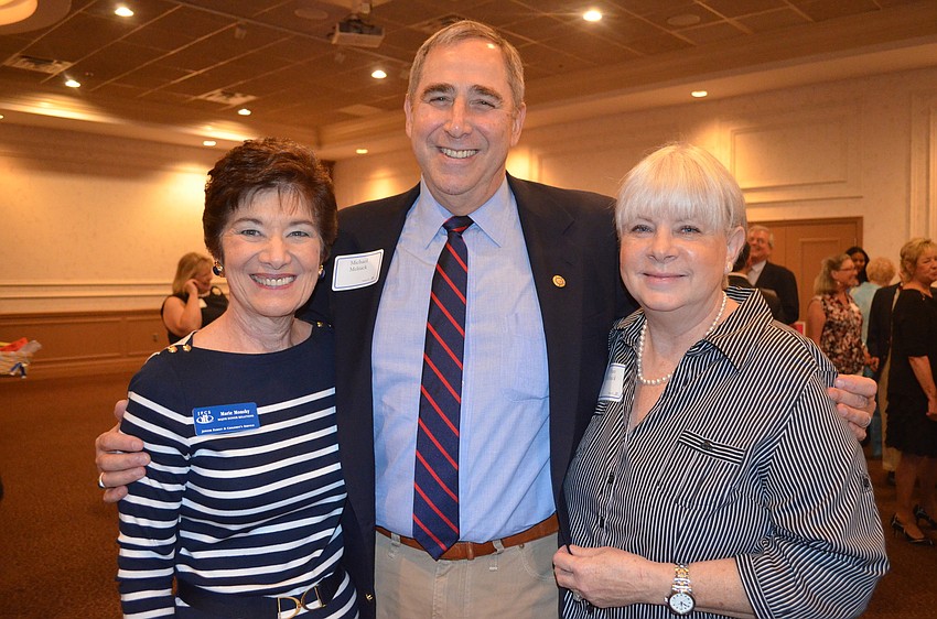Marie Monsky with Michael and Fran Melnick