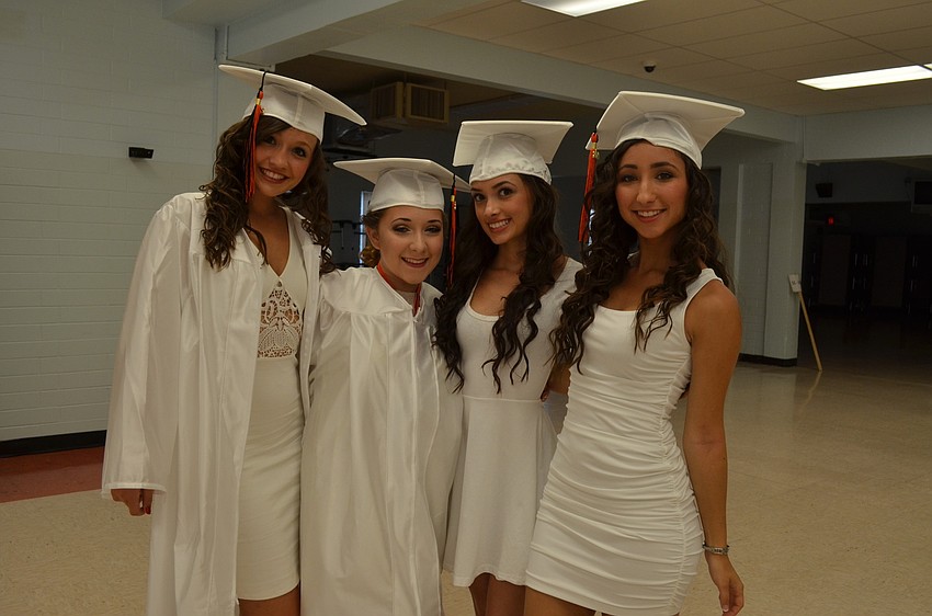 Dara Messenger, Shelby Yoder, Nicole Sanchez and Genna Normandin