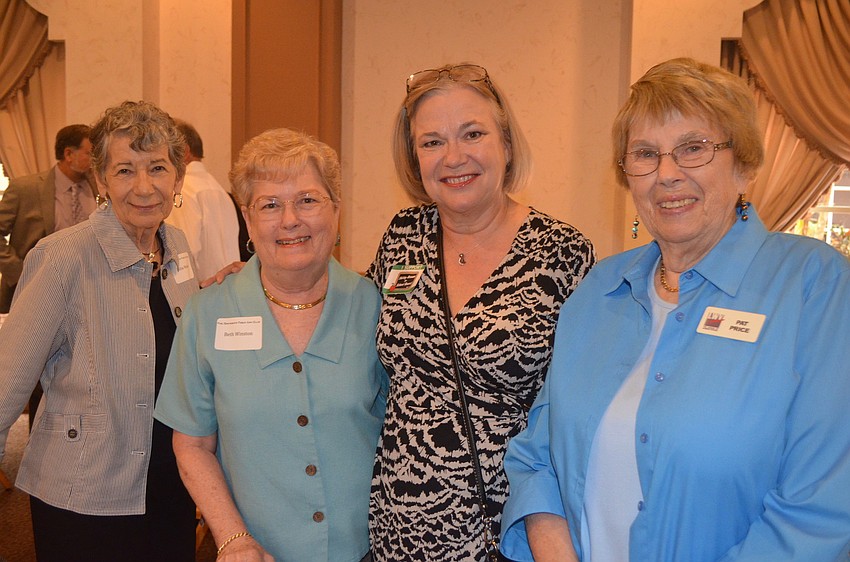 Julia Nichols, Beth Winston, Shirley Brown from Sarasota School Board and Pat Price