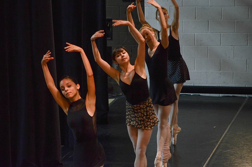 Laura Makemson, Kate Webb, Alexandra Lammon and Rachel DeHart, Sarasota Ballet School