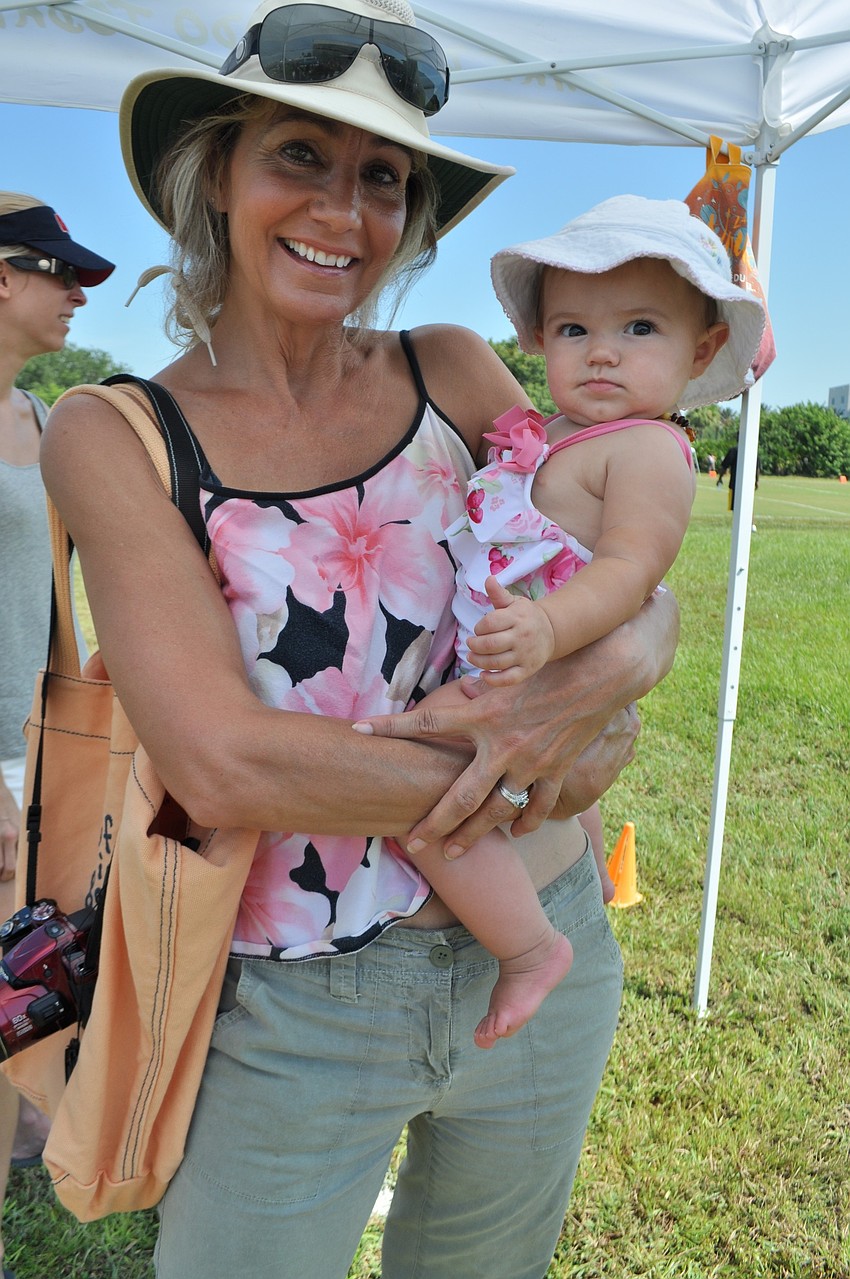 Terri Young hangs out with her granddaughter, Charlotte Young, 10 months.