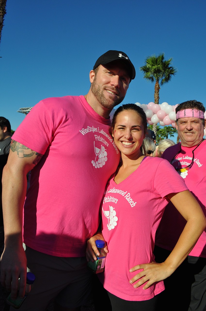 Eric Cannon with Anne Shelton, of Lakewood Ranch.