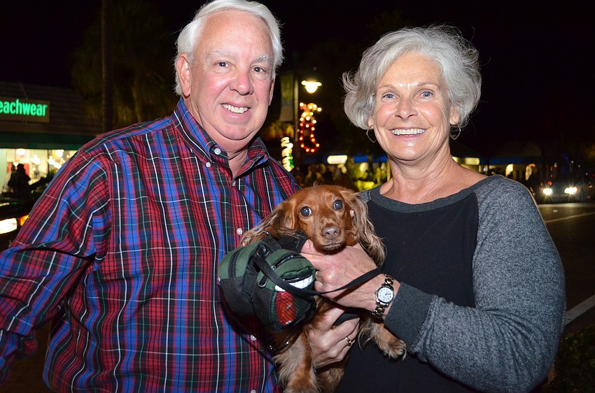 Bob and Bonny Risbridger with Cherry Blossom.