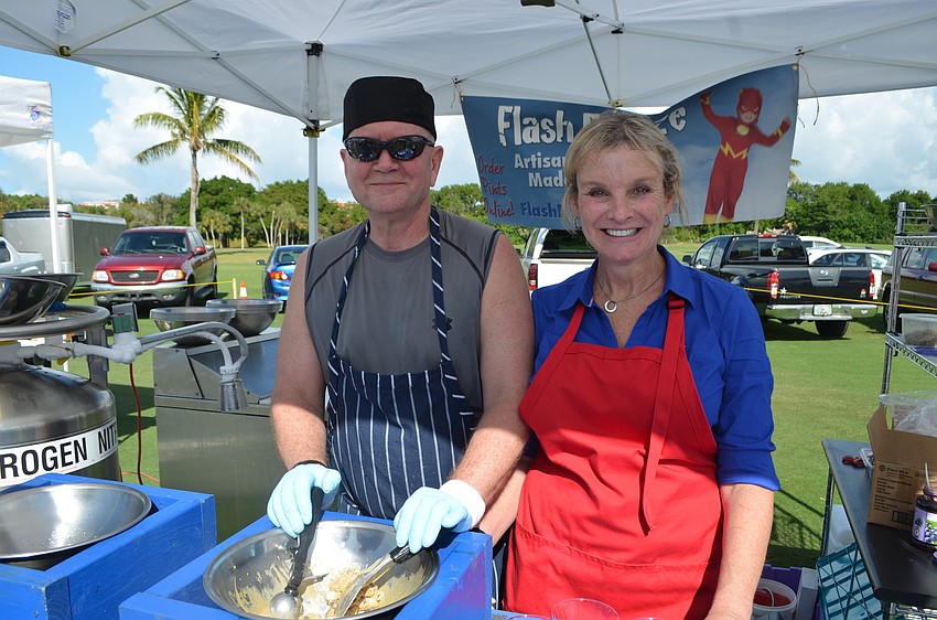 Colleen and Greg Broman, of Flash Freeze artisan ice cream