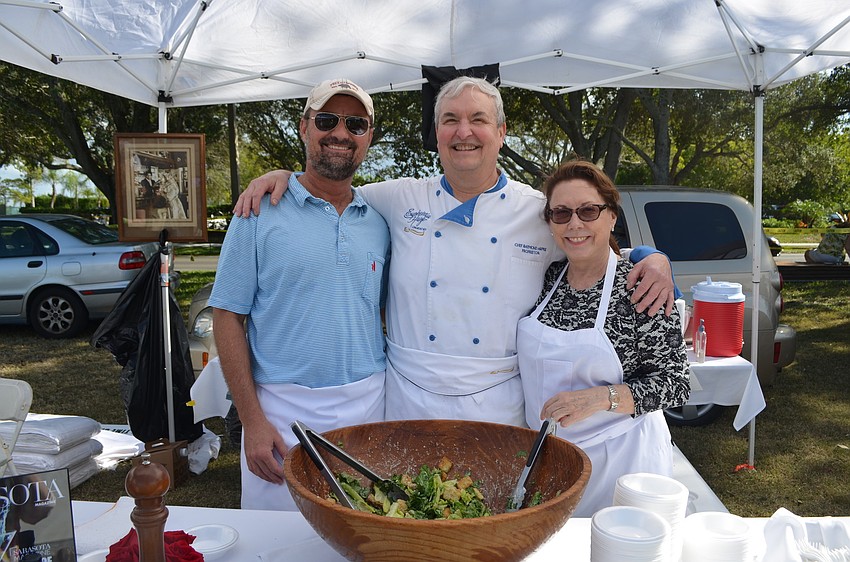 Sam Lastinger with Chef Raymond and Dâ€™Arcy Arpke, of Euphemia Haye