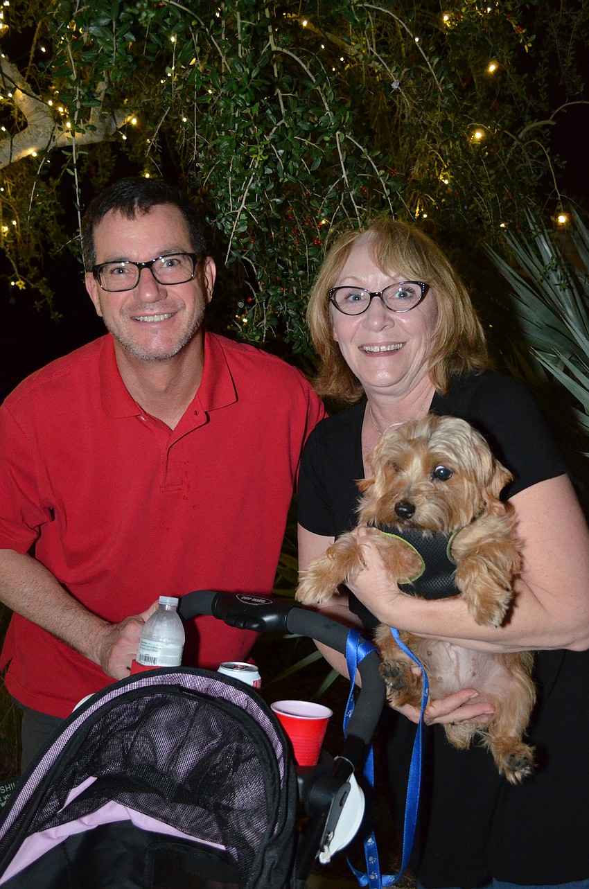 Bob and Nancy Smith with their friend Nessa.