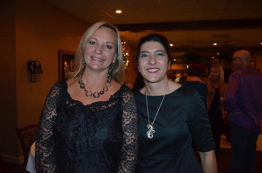 Frances Levinson, of Gravitas, and Barbara Pugliese, owner of Just Because