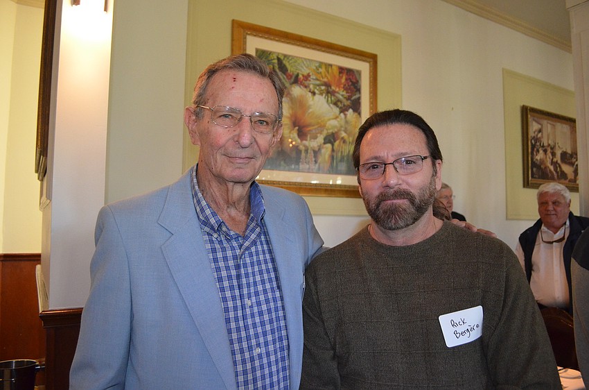 Dave Brenner, of Longboat Key Foundation and Rick BergÃ¨re, of Madison Avenue Advertising