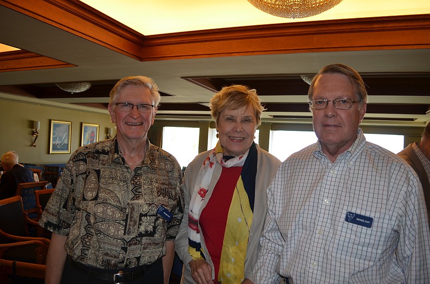 Graham Toft with Gail and Mike Clay