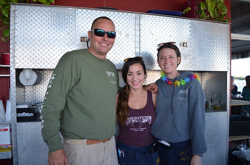 Brian Marcey, Keleigh Kaliher and Ali Hackathorn