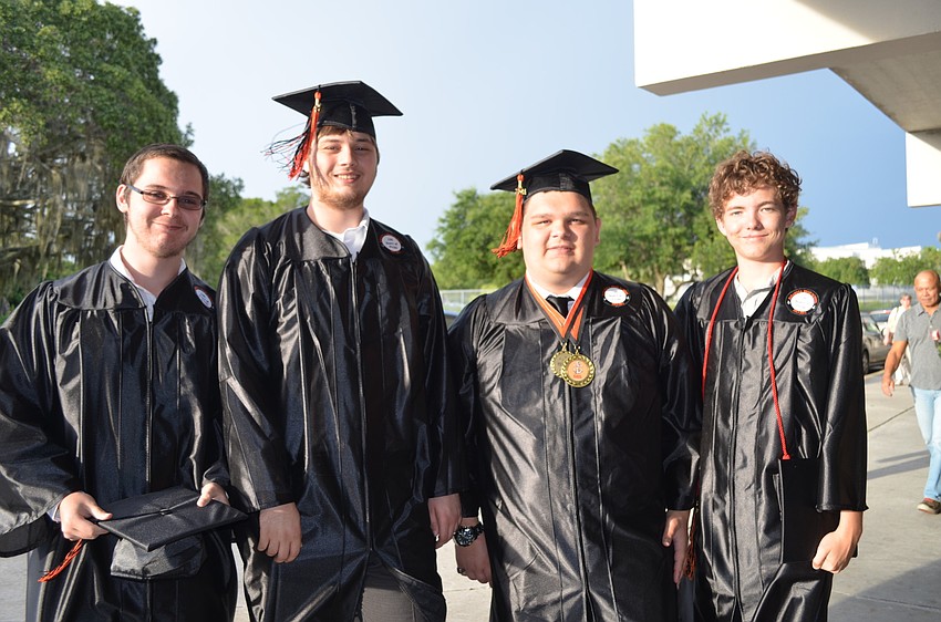 Cody Wolniewicz, Colin Wysocki and Michael Kaiser