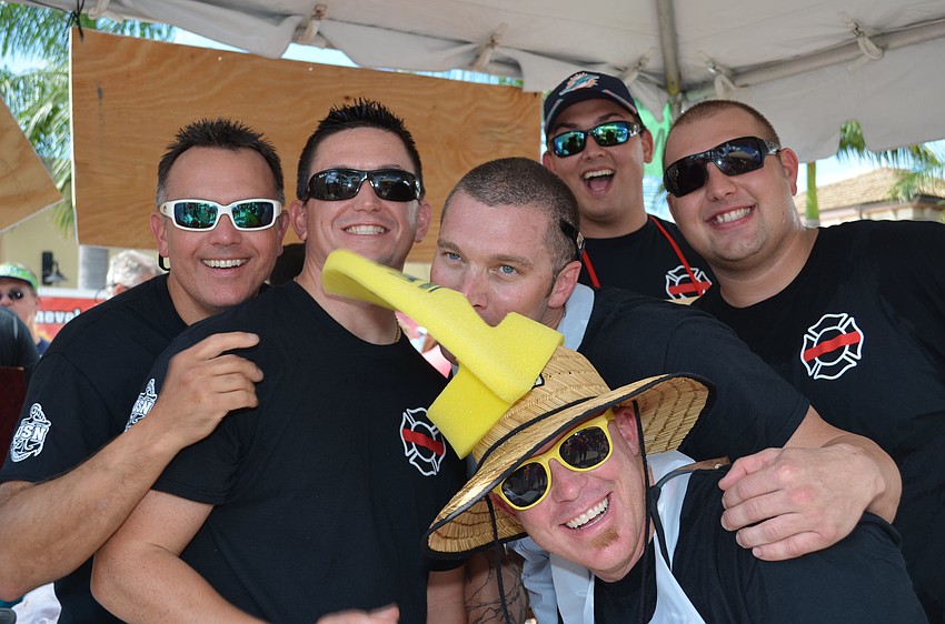 Members of the North Port Fire Rescue team.