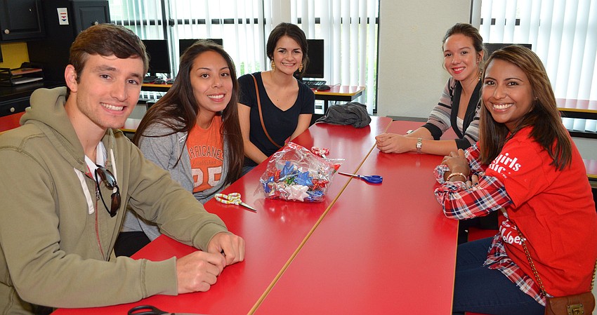 Adam Ziff, Nina Tovar, Calla Gorman, Yasmin Parsloe and Veronica Hernandez.