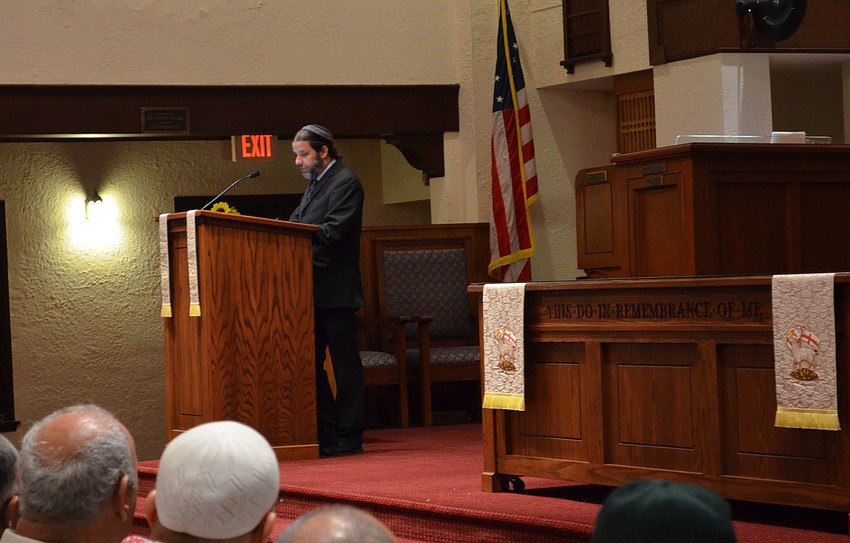 Michael Werbow from Temple Beth Sholom.