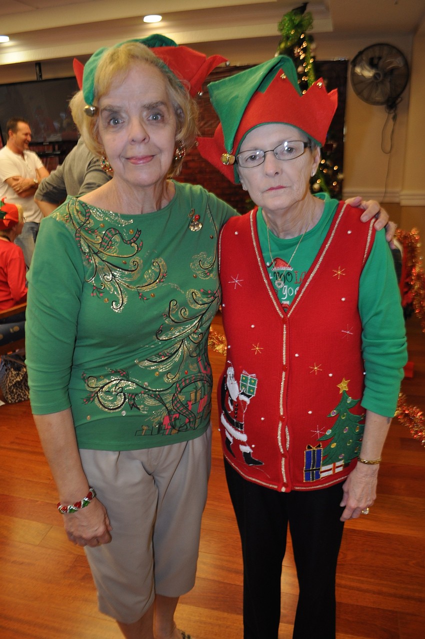 Breakfast originator Cathy Faust stands with this yearâ€™s breakfast organizer, Harrietta Martinetti.