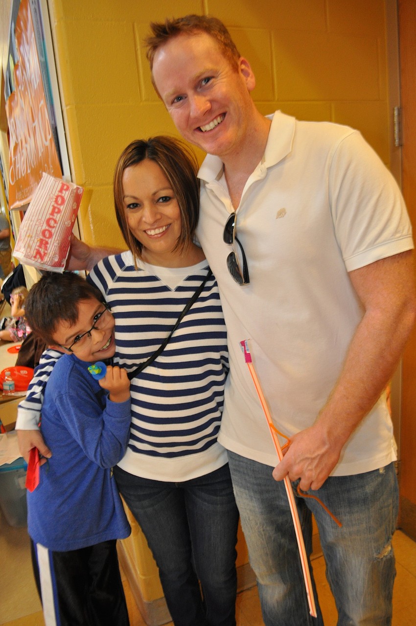 Diego, Alma and Drew Machado spend time together.